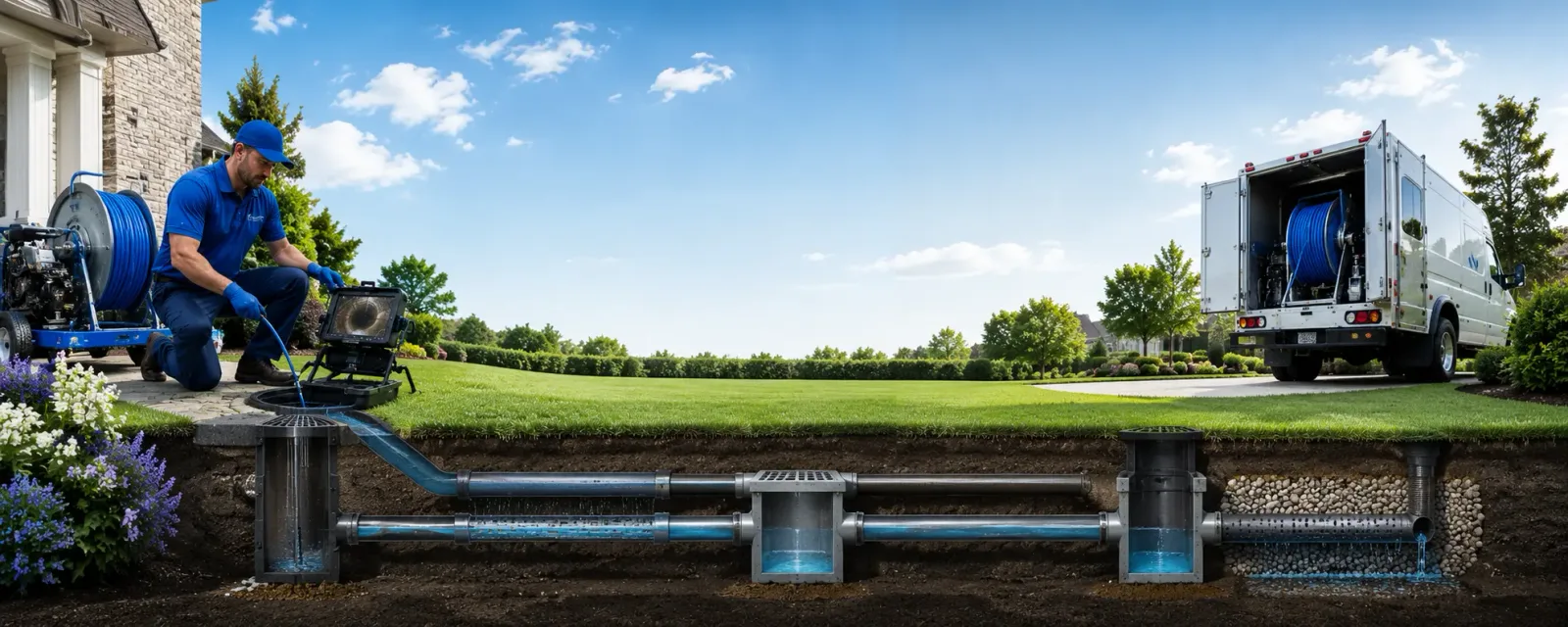 Outdoor drain cleaning information for Harrisville, WV